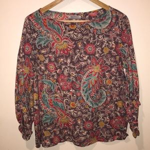 Fair trade World Market cotton blouse size s/m